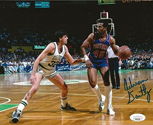 Adrian Dantley potpisao je Detroit Pistons 8x10 Fotografija Autografirana JSA - Autografirane NBA fotografije