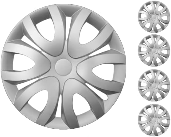 Copri set od poklopca od 4 kotača 15 inčni srebrni hubcap Snap-on odgovara alfa romeo