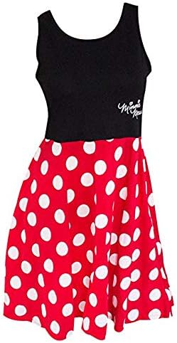 Ženska haljina s Minnie Mouse i crvenim točkicama