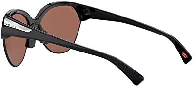Oakley Woman Sunčane naočale Matte Black Frame, Prizm Rose Gold polarizirane leće, 65 mm
