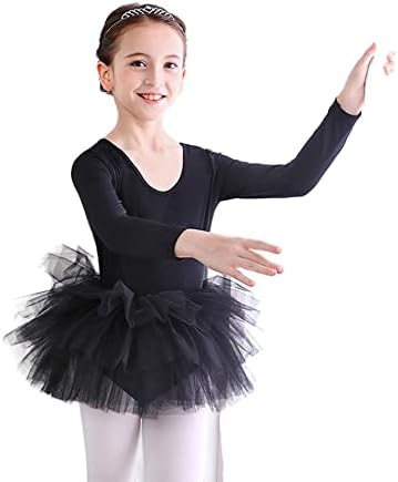 MSGRAY TODDLER BILE GIRLS Tutu Dress Balet Leotard suknja Fluffy 4-sloj plesne kostime Gimnastika