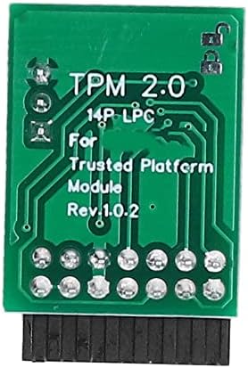 FTVogue 14 PIN sigurnosni modul TPM2.0 Modul Modul za daljinsku karticu SPI sučelje za ASRock za modul zaštite platforme 16 x 27 mm,