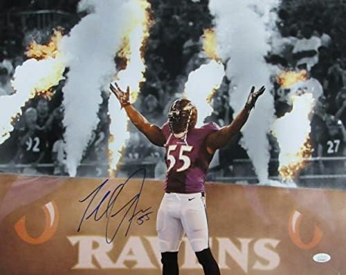 Terrell Suggs Baltimore Ravens potpisan/Autografirano 16x20 Photo JSA 166009 - Autografirane NFL fotografije