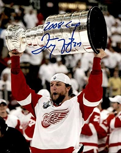 Darren McCarty potpisao i upisano Detroit Red Wings 2008 Stanley Cup 8x10 Fotografija - Autografirane NHL fotografije