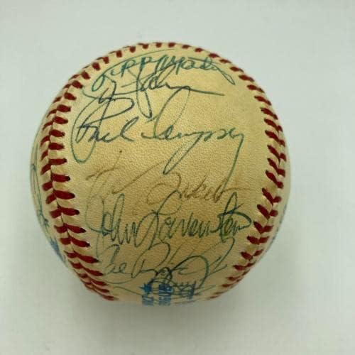 Cal Ripken Jr. Rookie 1982 Baltimore Orioles tim potpisao bejzbol JSA CoA - Autografirani bejzbol