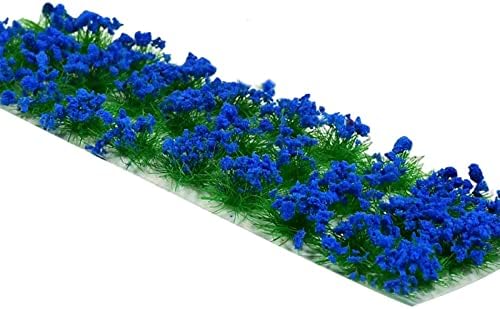 Simhoa Bushy Tufts Model krajolika, minijaturni krajolik pustoš Tuft Terrain Dioramas cvjetni klaster trava trava za željeznicu pješčane