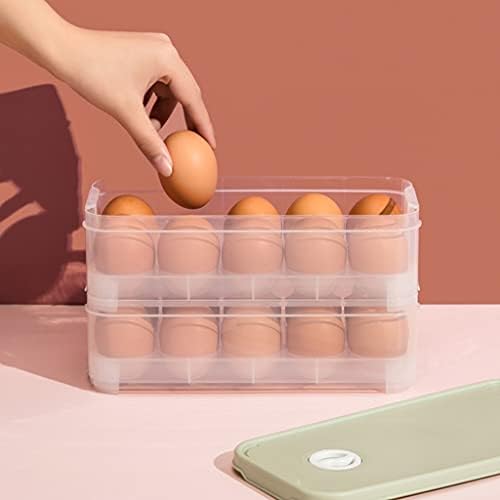 * Kutija za jaja za kućanstvo hladnjak kutija za skladištenje svježe hrane kuhinjski stalak za jaja ladica za odlaganje može se prekriti