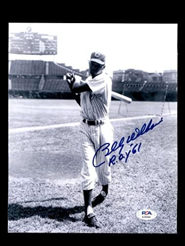 Billy Williams PSA DNA CoA potpisao 8x10 Roy 61 Foto Cubs Autogram - Autografirani MLB fotografije