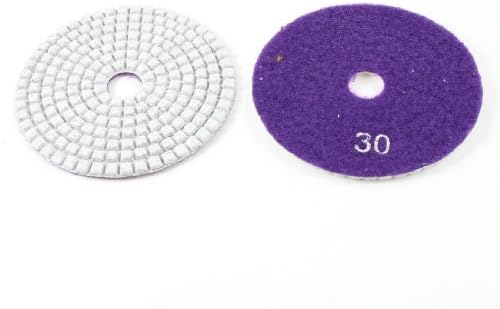 Aexit granit-e mokri abrazivni kotači i diskovi suhi 10 cm dia 30 grit dijamantni jastučić za poliranje ljubičastih flatira 2 kom