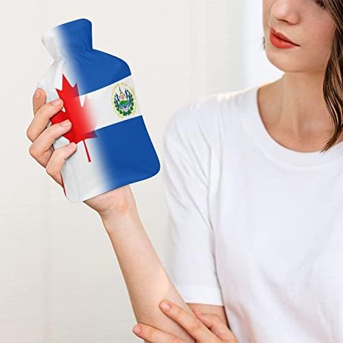 Kanada el salvador zastava Topla voda boca 1000 ml Slatka mekana vreća za ubrizgavanje vode Ruka toplija za tople ruke darovi