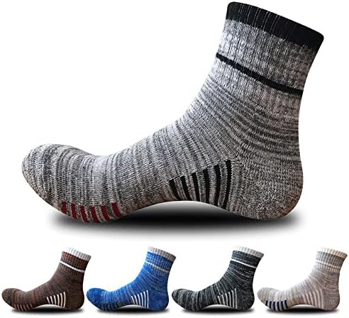 Lhllhl muške komprimirane čarape muškarci merino vuna crni gležanj pamučne čarape košarkaška sportska kompresija čarapa za čovjeka