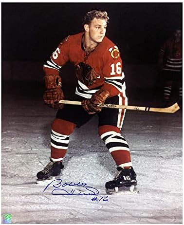 Bobby Hull potpisao Chicago Blackhawks 16 x 20 Fotografija - 79099 - Autografirane NHL fotografije