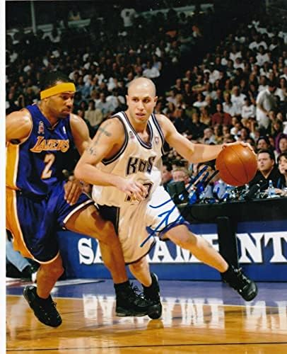 Mike Bibby Sacramento Kings Action potpisan 8x10 - Autografirane NBA fotografije