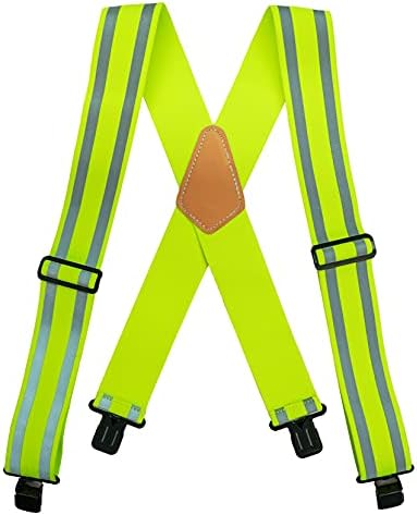 Melotough Reflective Sigurnosni suspenders | Radite obustavi s HI VIZ reflektirajućom trakom za držanje Alat Ssunders