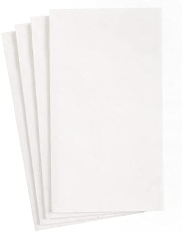 Caspari bijeli biserni papir lanene salvete za gost, 12 po paketu