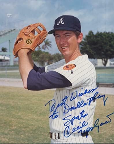 Cecil Upshaw Atlanta Braves Personalizirani potpisani 8x10 fotografija w/coa - autogramirane MLB fotografije