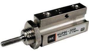Pin cilindar - NCJP serija, 15 mm provrta, 0,2500 u moždanom udaru, prirubnica, pojedinačna šipka, 0,2360 u štapu/bez navoja, dvostruko