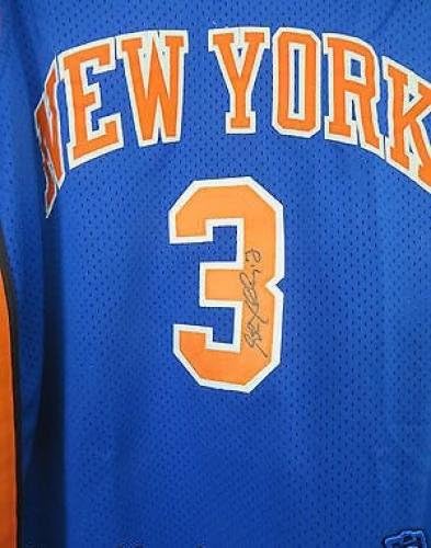 Stephon Marbury potpisao je Auto New York Knicks Autentični reebok ušiveni Jersey CoA - Autografirani NBA dresovi
