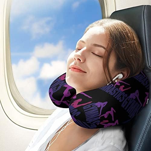 Gimnastika Putnička jastuka za vrat Memorija pjena za glavu za glavu naslona za spavanje kako bi se uputila u ured zrakoplova