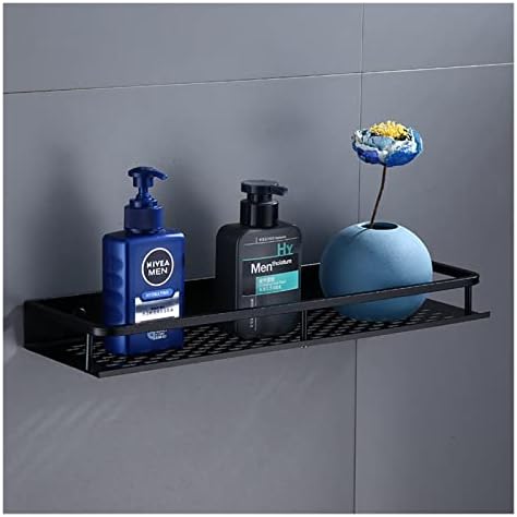 Haidinb stalak za odlaganje tuša 30 cm rupa besplatna kupaonica Kuhinja kuhinja zidna zahoda za toaletni nosač crni jedno sloj