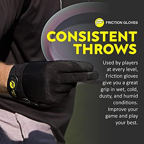 Rukavice za trenje - Diskovi za golf rukavice - gumirani dlan i prsti za nevjerojatno prianjanje na svim vašim bacanjima - savršeno
